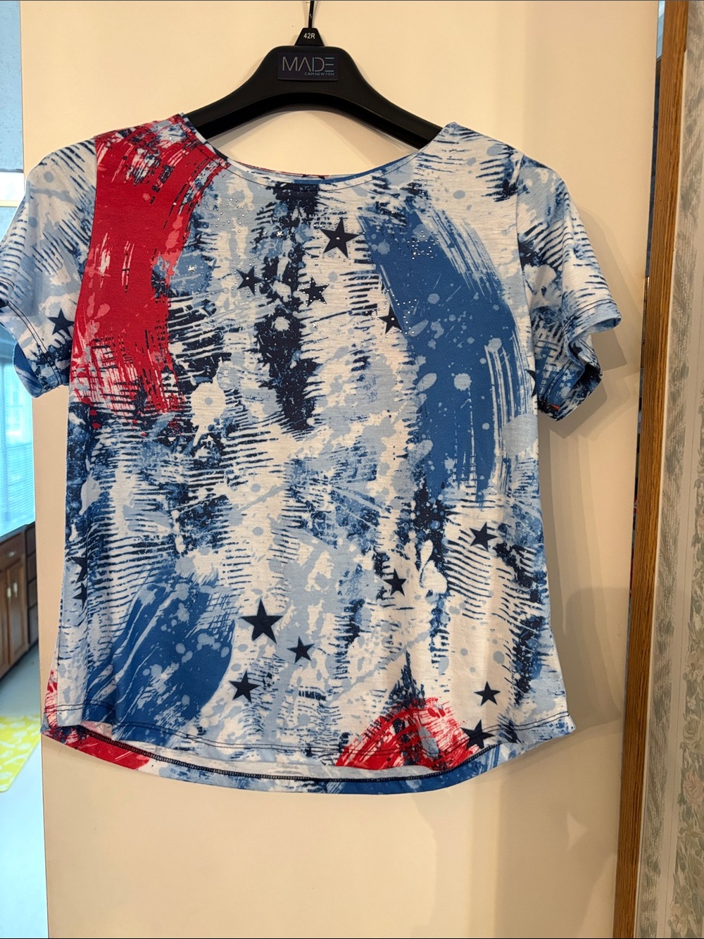 Newton Red, Blue & White Short Sleeve Tee